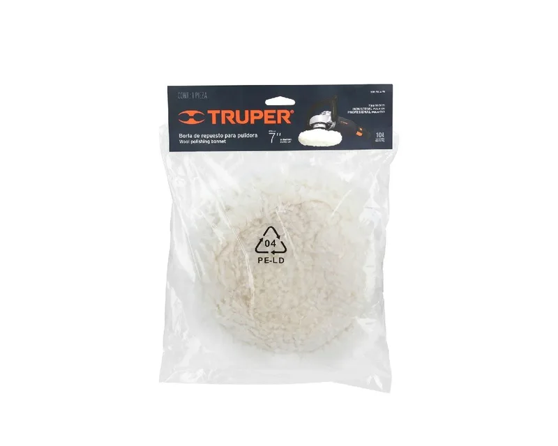 BORLA DE FELPA PARA POLICHADORA TRUPER 102633 PULA-6AM COD. 102685