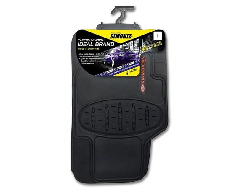 SIMONIZ TAPETE C-A UNIV. KIA ALFOMBRA NEGRO 3PZAS 5411 111365