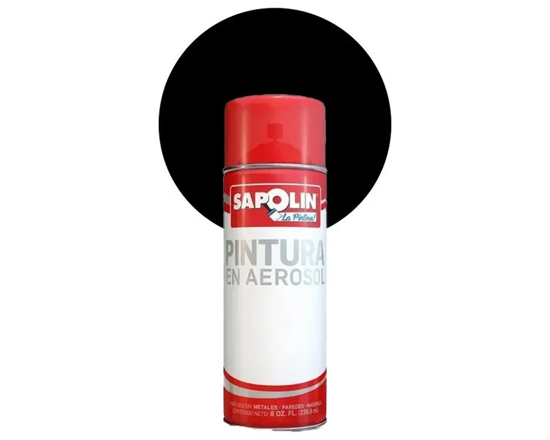 AEROSOL ALTAS TEMPERATURAS NEGRO 8 ONZ SAPOLIN INVESA