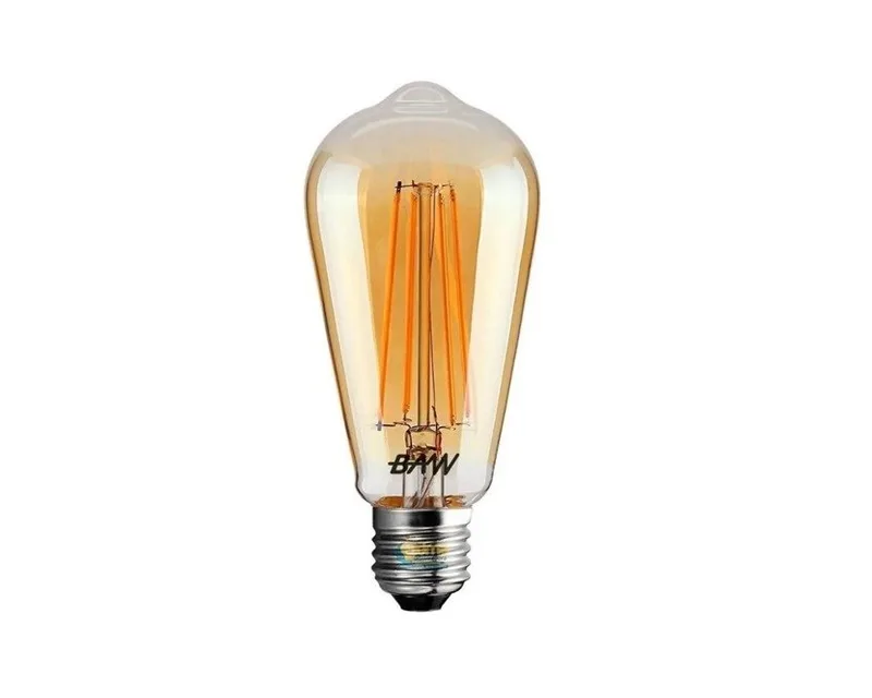 BOMBILLO LED FILAMENTO DIMERIZABLE 8W ST64 AMBAR MERCURY IBL92