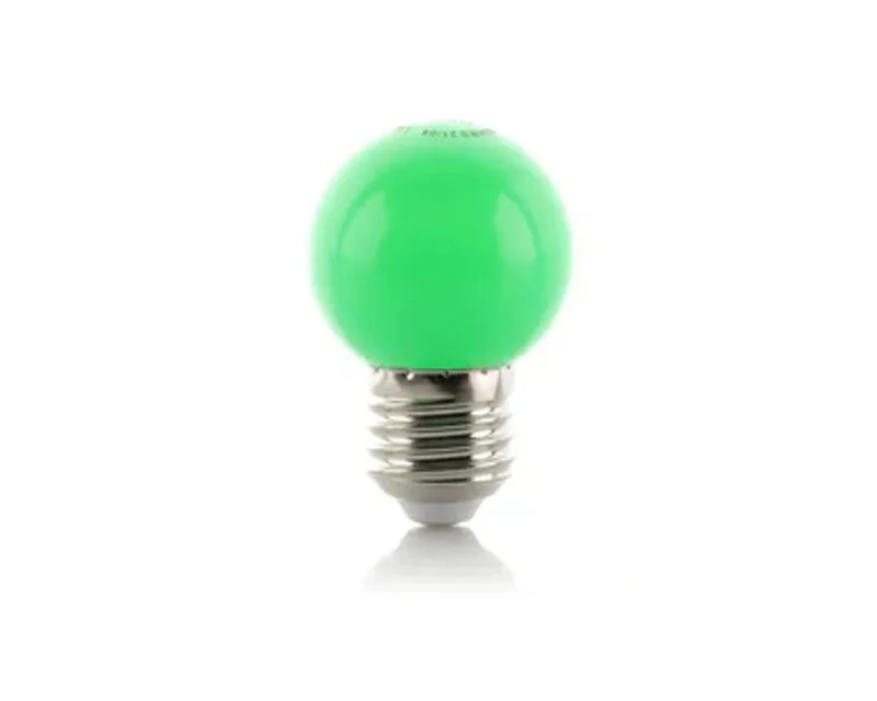 BOMBILLO LED PINPON 1W E27 VERDE MERCURY IBL37