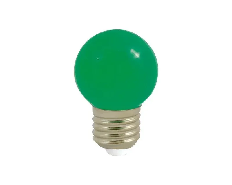 BOMBILLO LED PINPON 1W E27 VERDE MERCURY IBL38