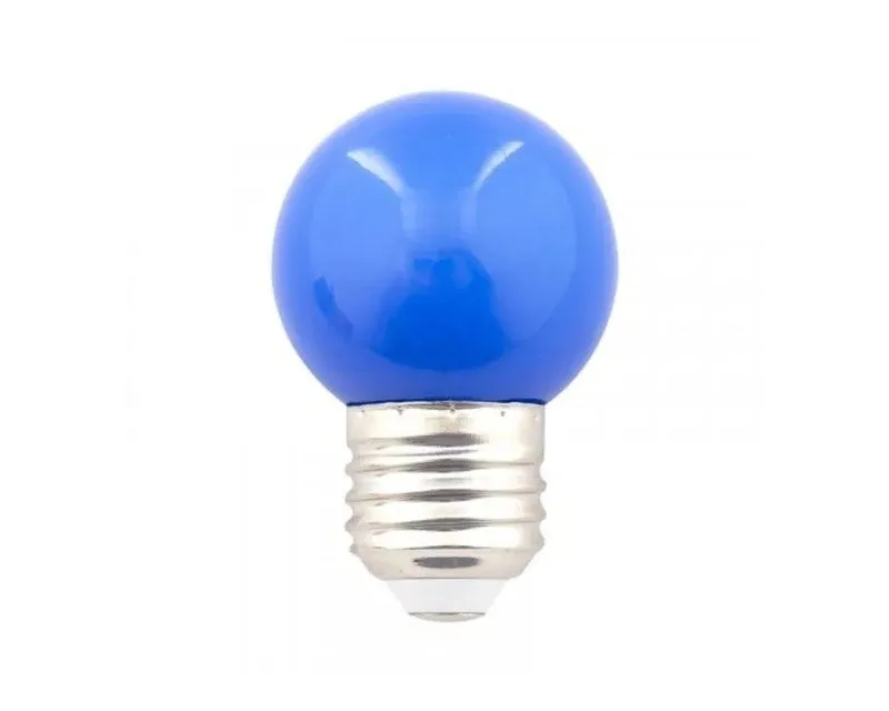 BOMBILLO LED PINPON 1W E27 AZUL MERCURY IBL36