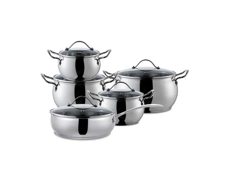BATERIA ACERO INOX APPLE 10PZS ILKO 1123899