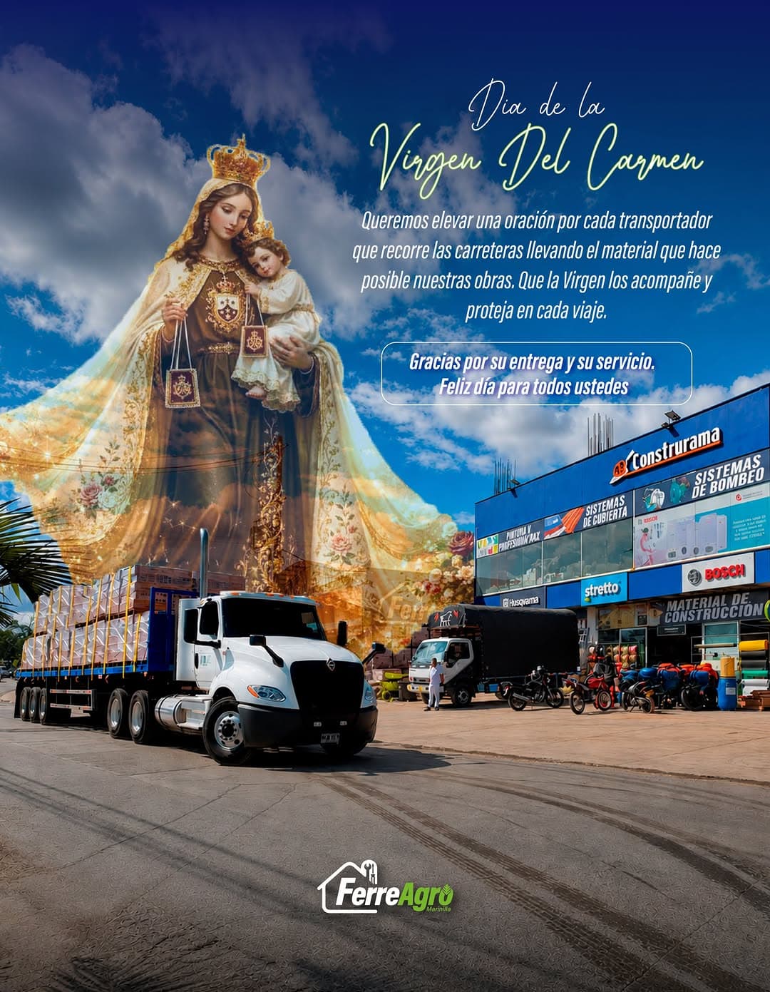 🙏 Hoy, en el día de la Virgen del Carmen, elevamos una oración especial por…