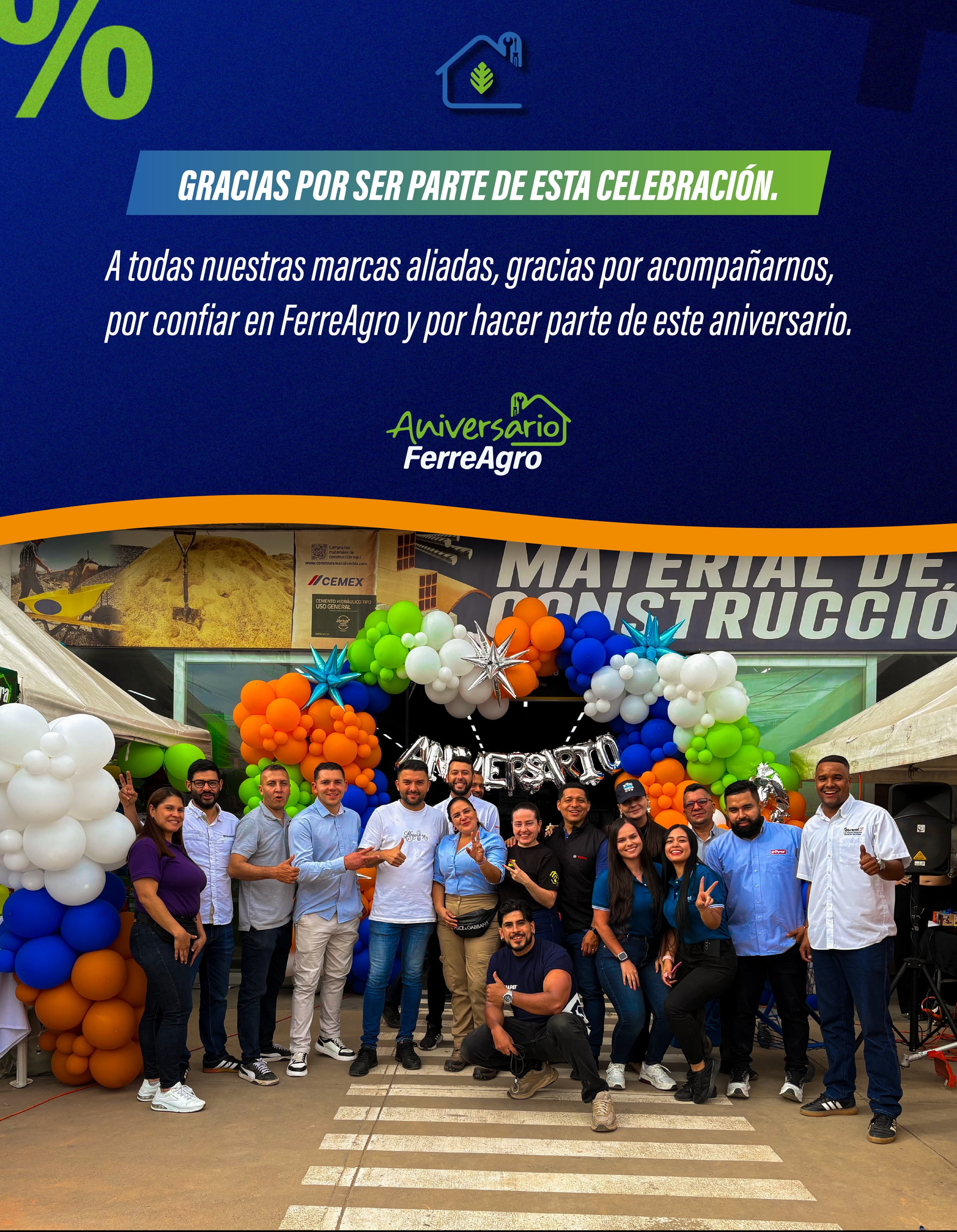 Celebrar también es hacerlo juntos. 🧡
